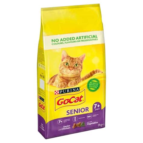I found two brands of food that he liked(he is. Purina Go-Cat Senior Cat Food Chicken with Vegetables for ...