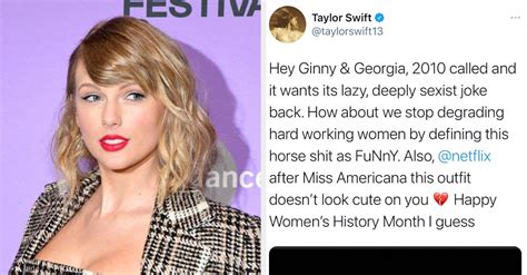 Taylor Swift Calls Out “ginny And Georgia” “sexist” Joke