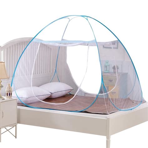 Easy To Setup Queen Size Mosquito Net Canopy For Bed 150cm Shopee