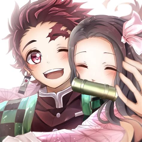 Nezuko With Her Onii Chan Nezuko Demon King Anime Anime Anime Chibi