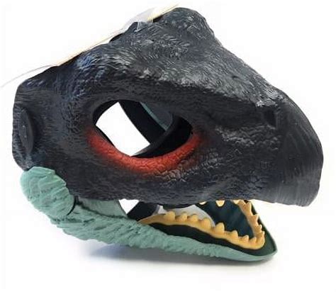 Jurassic World Dominion Therizinosaurus Dinosaur Mask With Opening Jaw