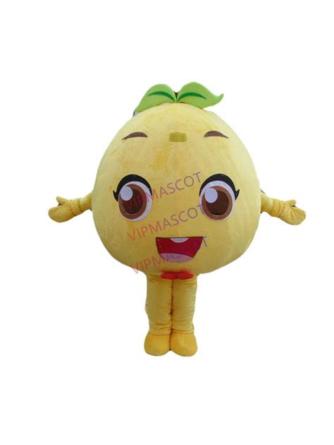 Grapefruit Mascot Costume Pear Suits Adversting Party Parade Fruit