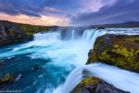 Waterfall Of The Gods Goðafoss Iceland Dave Derbis Photography