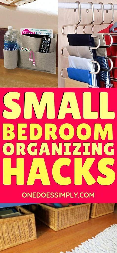 Check Out These Fantastic Small Bedroom Organizing Hacks Home