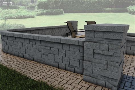 Cinder Block Garden Brick Wall Paint Ideas Painting Concrete Block
