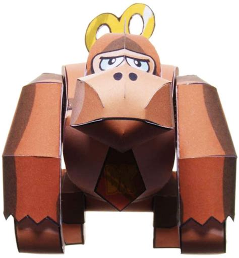 Donkey Kong Papercraft By Drummyralf On Deviantart