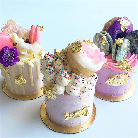 Mini Mini Decorated Cakes Trio Cake Decorating Birthday Cake