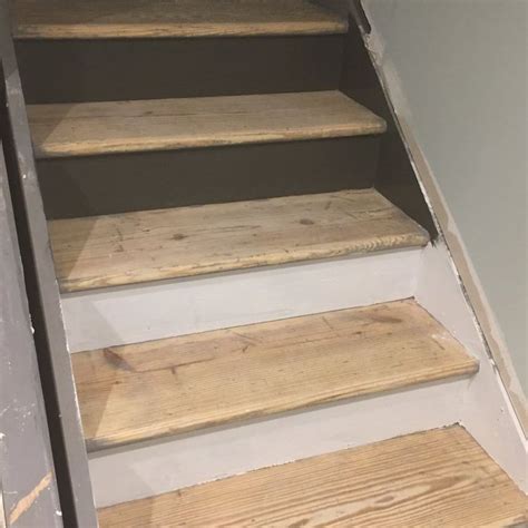 Staircase Remodel Diy Basement Stair Transformation — Revival