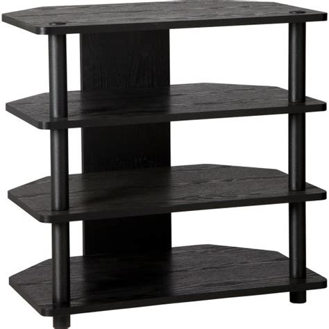 Sliding doors and cord cutouts make for chic media consoles in the looking for modern storage furniture to show off some personality? Verona Corner TV Unit - Black - Storage Units - Furniture ...