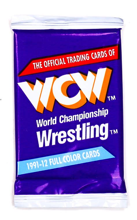 Wcw Vintage Wrestling Trading Cards One Pack 1991 Sting Ric Etsy