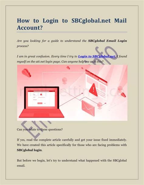 Ppt How To Login To Mail Account Powerpoint