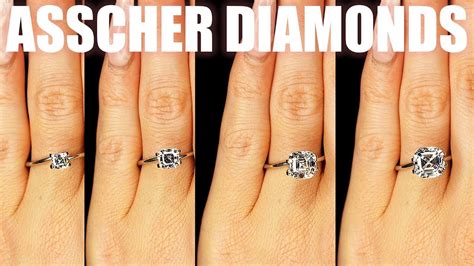 Asscher Cut Diamond On Hand