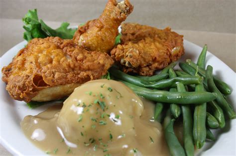 Southern Style Fried Chicken Dinner Homestead Restaurant And Bakery