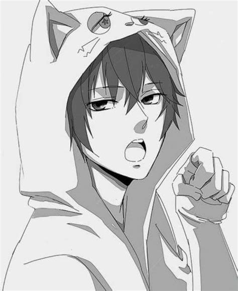 Up next we will learn how to draw a hooded anime character step by step. Anime neko boy | 2048