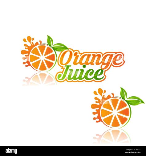 Plantilla De Logotipo De Zumo De Naranja Jugo Bebida Vector Design