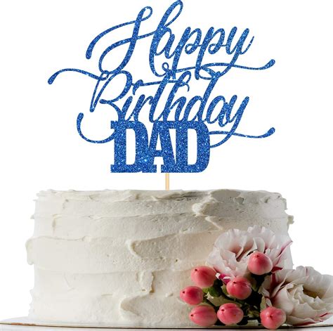 INNORU Glitter Happy Birthday Dad Cake Topper India Ubuy