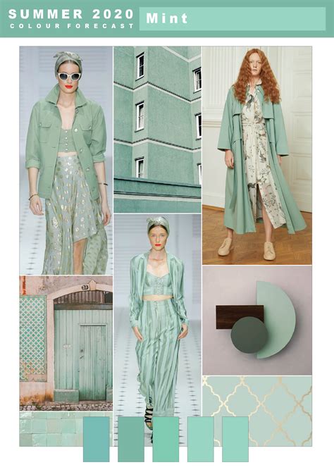 Summer 2020 Colour Direction Mint Color Trends Fashion Spring