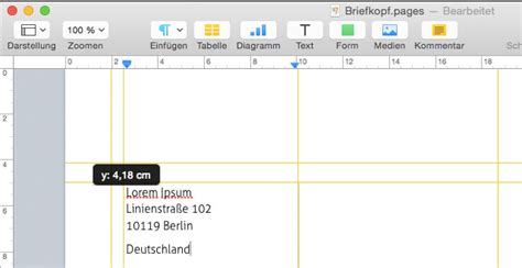 Mit kleinem geschäftsbriefkopf, absenderzeile für fensterumschlag, neues postalisches anschriftenfeld. Din A4 Brief Vorlage - Couldy Dokumentvorlage