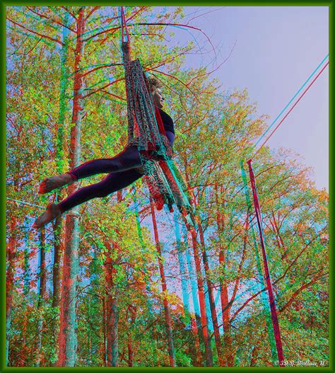 Aerial Artist Use Red Cyan 3d Glasses Photograph By Brian Wallace