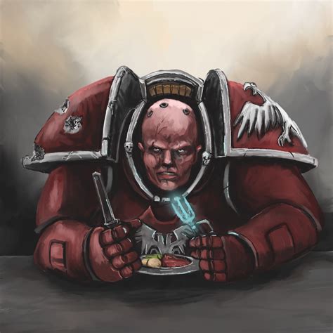 Space Marine Dining By Crowsrock On Deviantart