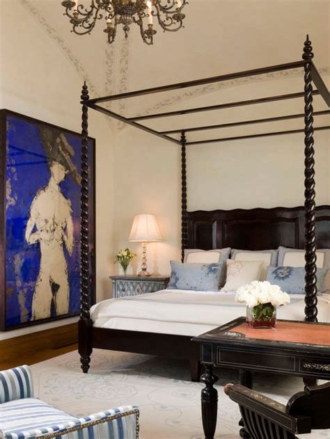 Mediterranean Canopy Bed Bedroom Design Ideas Remodels And Photos Houzz