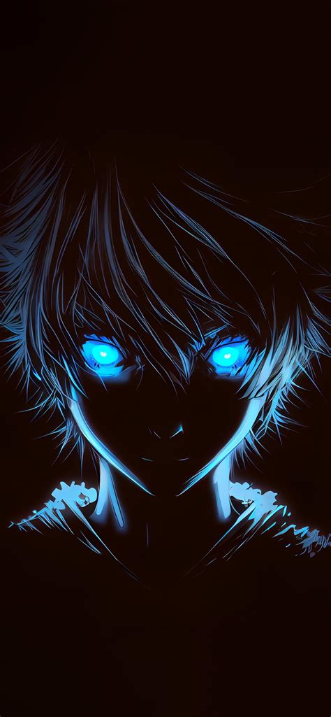 🔥 Download Boy With Blue Glowing Eyes Anime Wallpaper 4k By Brendaboyd