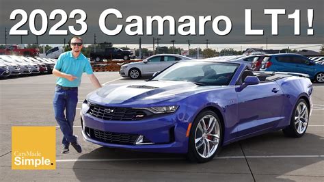 2023 Chevy Camaro Lt1 Rs Convertible Budget V8 Power Youtube