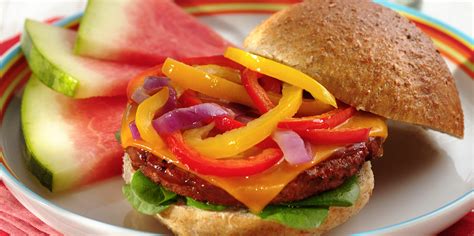 Vegetarian Barbecue Vegggie Burgers Recipe Sargento Cheddar