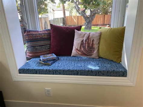 Welcome to reddit, the front page of the internet. I made a window seat cushion for a reading nook. : CozyPlaces