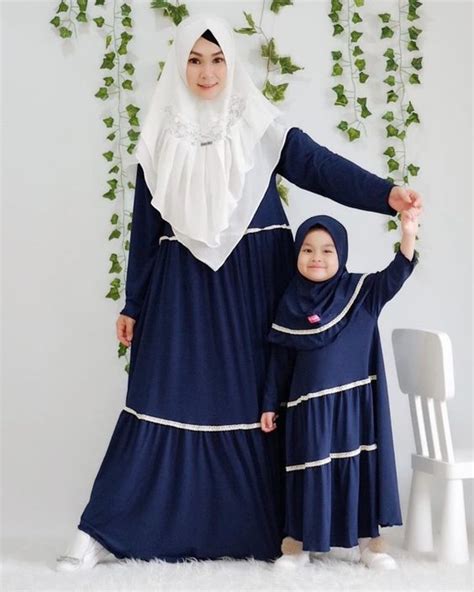 15 Model Baju Gamis Couple Ibu Dan Anak Untuk Lebaran 2019 Mesin Jahit
