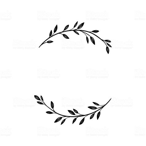 Floral Wreath Clip Art Black And White