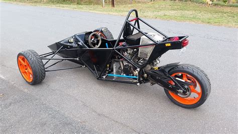 Tests show a maximum speed of 60mph and we are hoping for a range of over 100 miles due to the low. Spartan Trike Project | Reverse Trike | Reverse trike, Three wheeled car, Trike