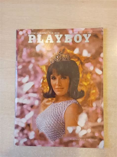 Vintage Playboy Magazine August Us Edition With Centrefold