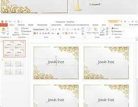 Microsoft word place card template. Place Card Template Needed For Microsoft Word - 2 Sided Simple Design | Freelancer
