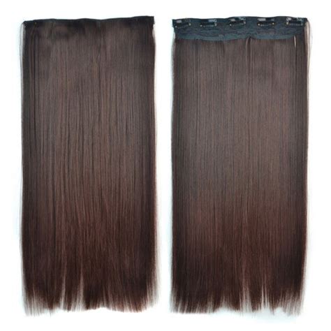 If all pieces are not received, your order will not be accepted as it was not received in the same condition as it was sent out. 5 Cards Hair Extension Gradient Ramp Wig natural black ...