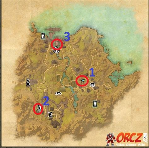 ESO All Bal Foyen Skyshards Map Orcz The Video Games Wiki