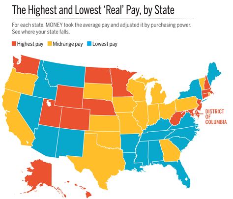 This Map Shows The Average Income In Every State—and What Its Really