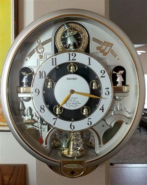 Seiko Melodies In Motion Charming Bell Wall Clock 17t X 16w Model
