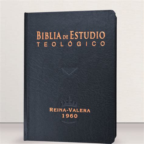 Biblia De Estudio Teológico Rvr 1960 Tapa Dura Tienda Sociedad Bíblica