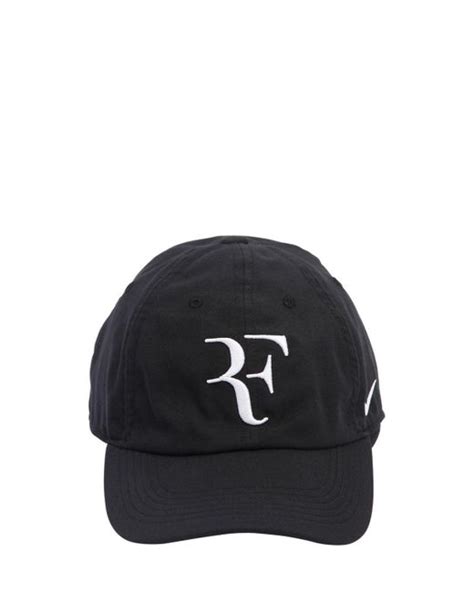 Nike Roger Federer Aerobill Heritage86 Hat In Black Lyst