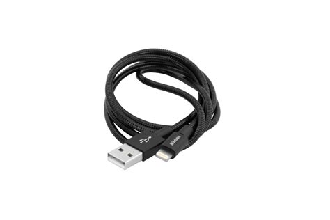 Verbatim 48858 Lightning Sync And Charge Cable Stainless Steel 100cm Black