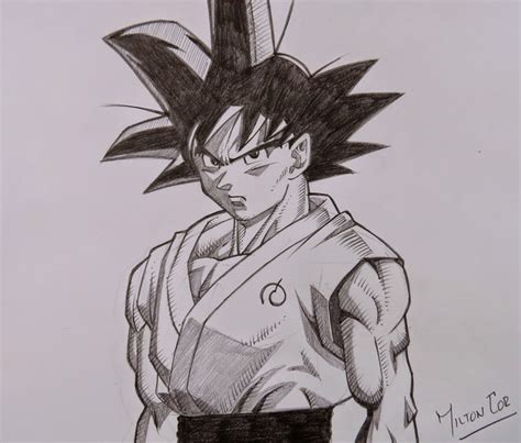Dragon ball z goku drawing. Art, Painting, Drawing, Tips and Tutorials: Drawing Goku 2015 - Dragon Ball Z