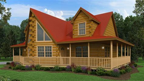 Take a look at the katahdin design portfolio to view our custom log home floor plans. Gorgeous 4 bedroom, 2 bath, 2-story log home - the new log ...