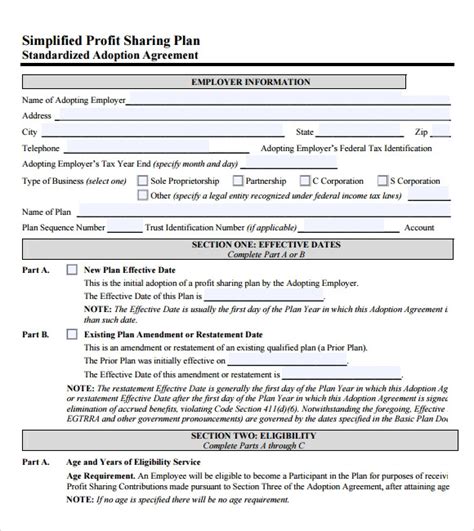 Free 12 Sample Profit Sharing Agreement Templates In Ms Word Pages