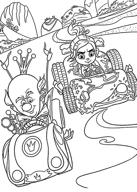 Get ready to smash into this page online or print it out and take the fun with you. Sweet race coloring pages for kids, printable free - Wreck ...