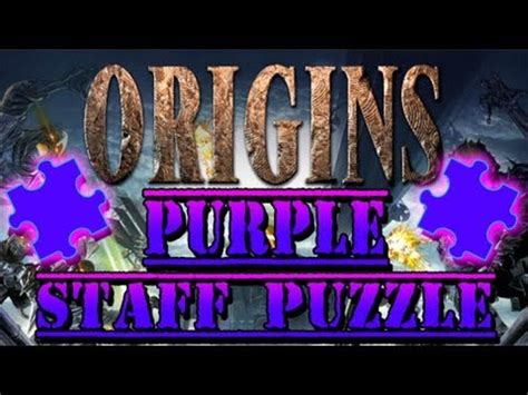 Bo3 origins all staffs guide: Origins Zombies - Purple Lightning Staff Challenge (Puzzle ...