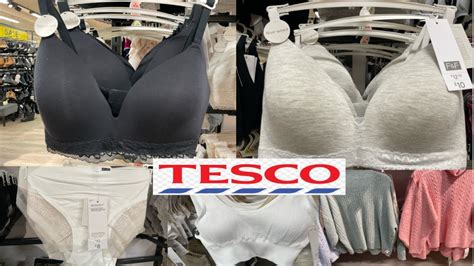 tesco fandf clothing come shop with me women underwear in tesco tesco bra and briefs new in youtube