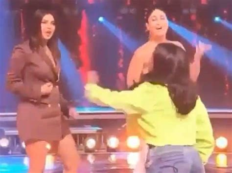 Video Priyanka Chopra And Kareena Kapoor Khan Groove To Aaj Ki Raat