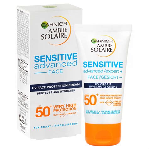 Garnier Ambre Solaire Sensitive Advanced Face Sfp 50 50 Ml