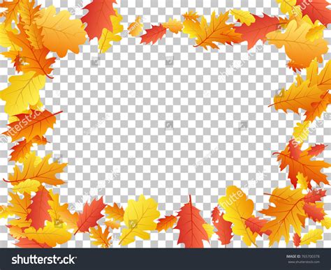 Oak Leaf Vector Frame Or Border Illustration Royalty Free Stock